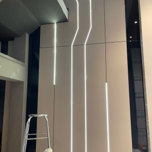 tấm than tre, tấm ốp tường than tre, ốp tường phòng khách, lam sóng than tre